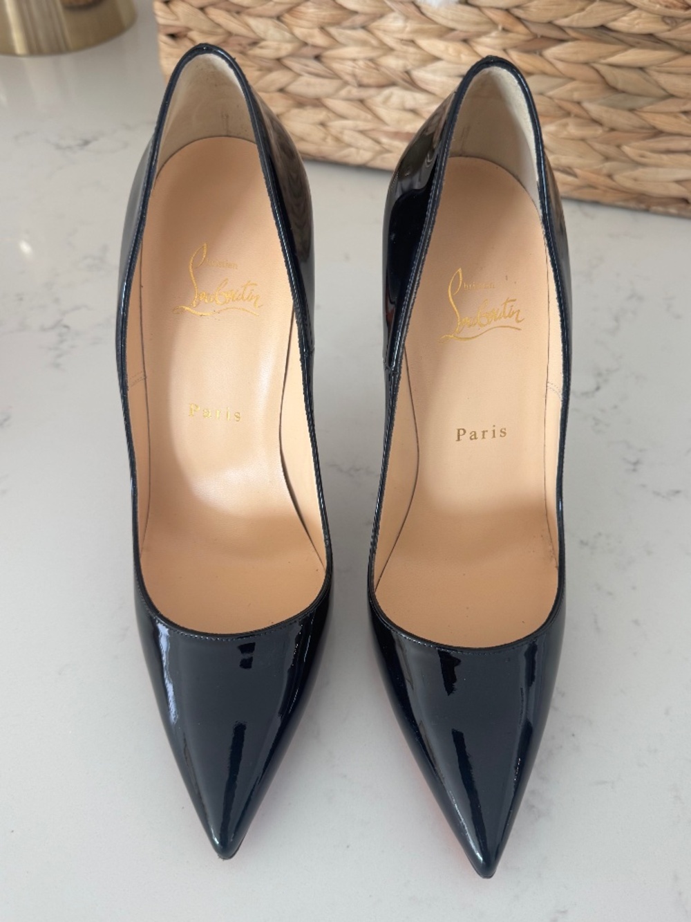 120mm So Kate Patent Pointed-Toe Pumps